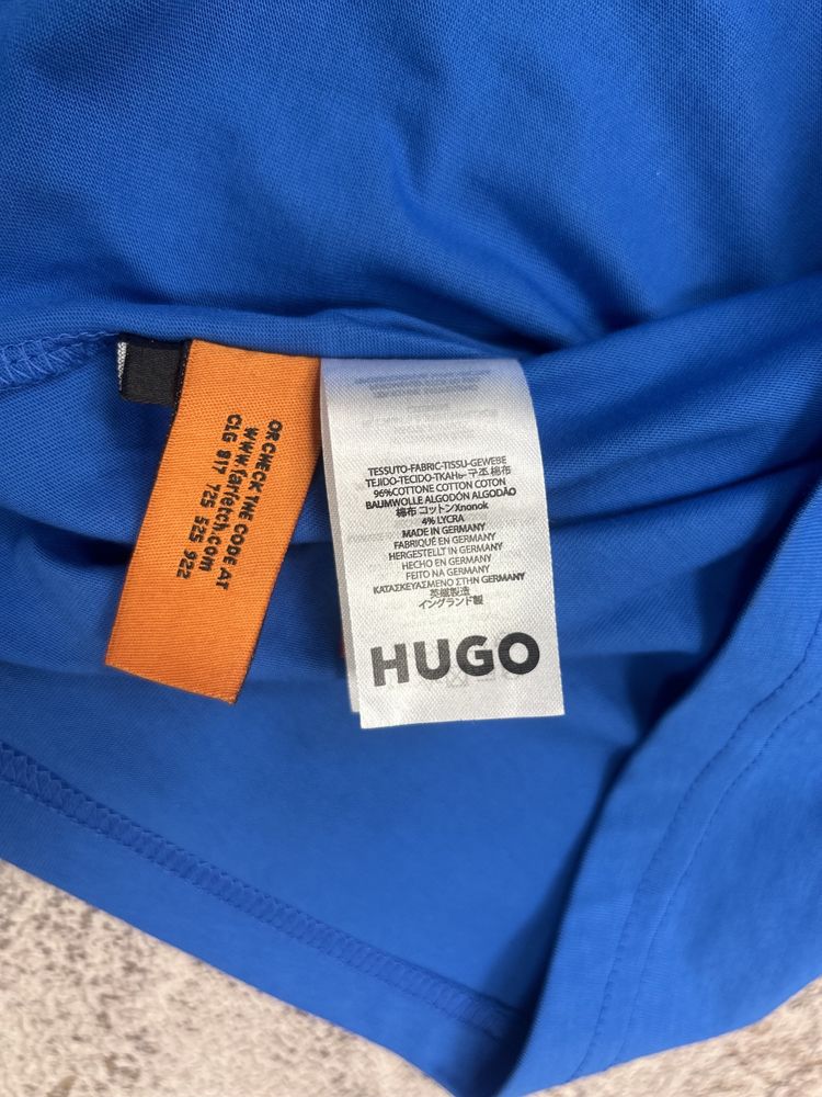 HUGO BOSS EXCLUSIVE Мужская футболка синий ориг новач на подарок s-xxl