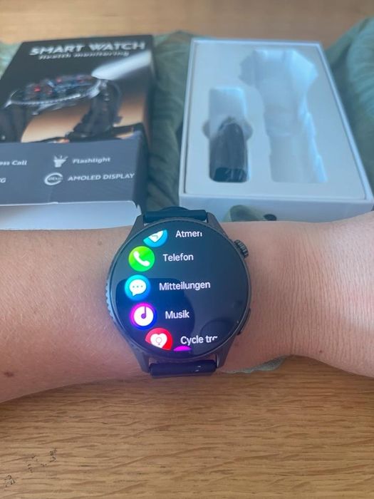 Новые AMOLED смарт часы с мониторин здоровья ЭКГ ИМТ ВСР и др