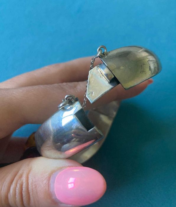 Artystyczny komplet naszyjnik bransoletka srebro bursztyny