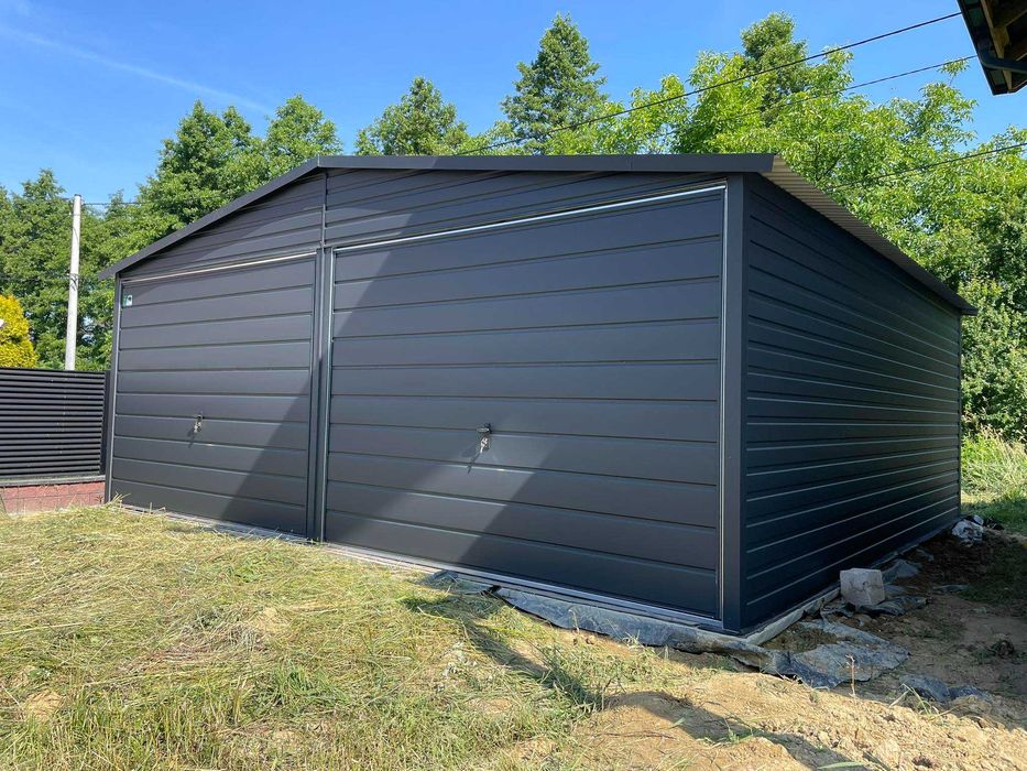 Garaż blaszany 6x5 . WZMOCNIONY PROFILAMI. PRODUCENT. Cała Polska