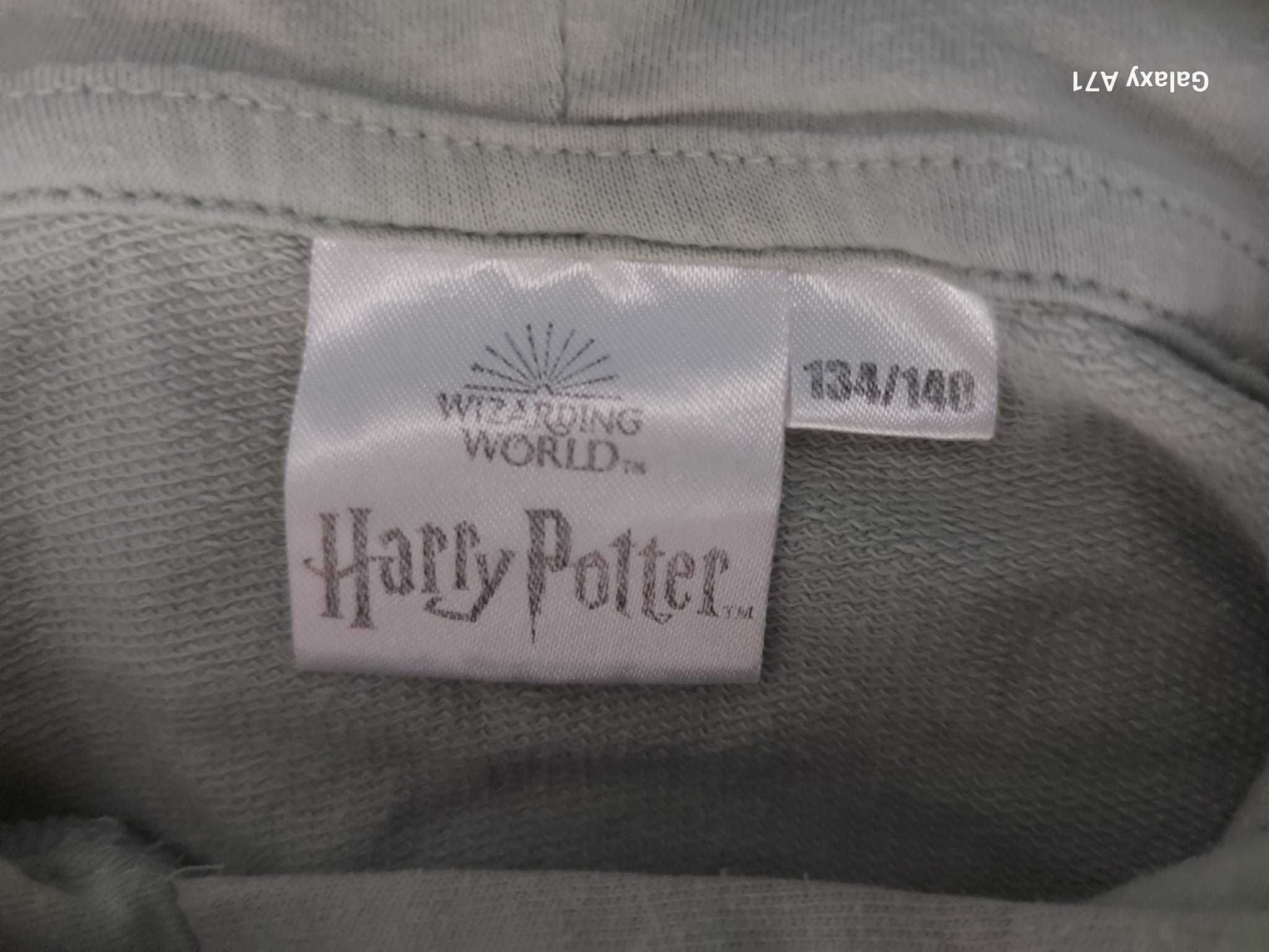 bluza Harry Poter roz 134/140, efektowna, srebrny nadruk Hogwarts