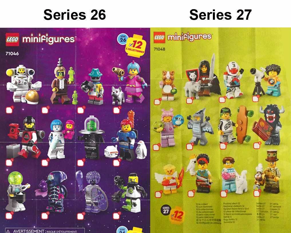 LEGO® MINIFIGURAS NOVAS - Várias Series - da 14 à Series 27
