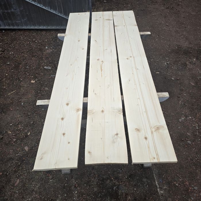 Deski swierk suche strugane