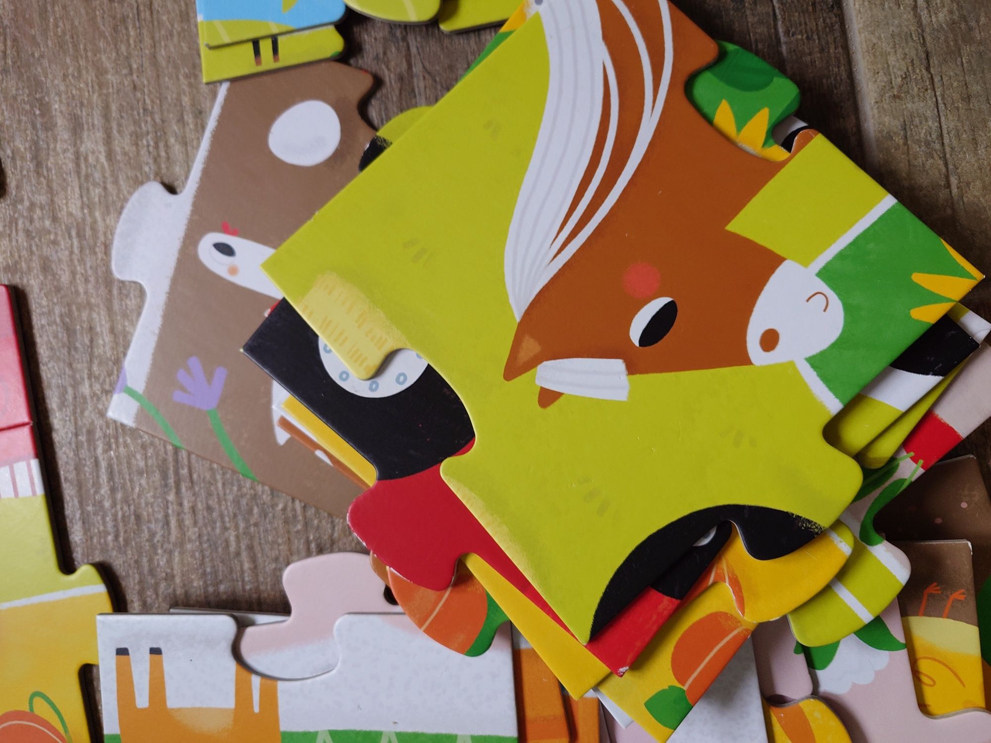 Czy czu duże puzzle z dziurką wieś 2+