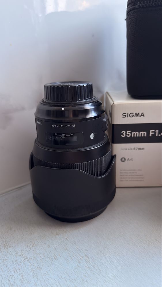 Objetiva sigma 85mm 1.4 para Nikon