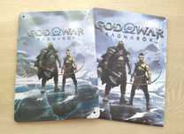 God of War Ragnarok Metalowy Plakat - METALPLATE + KOPERTA - NOWY