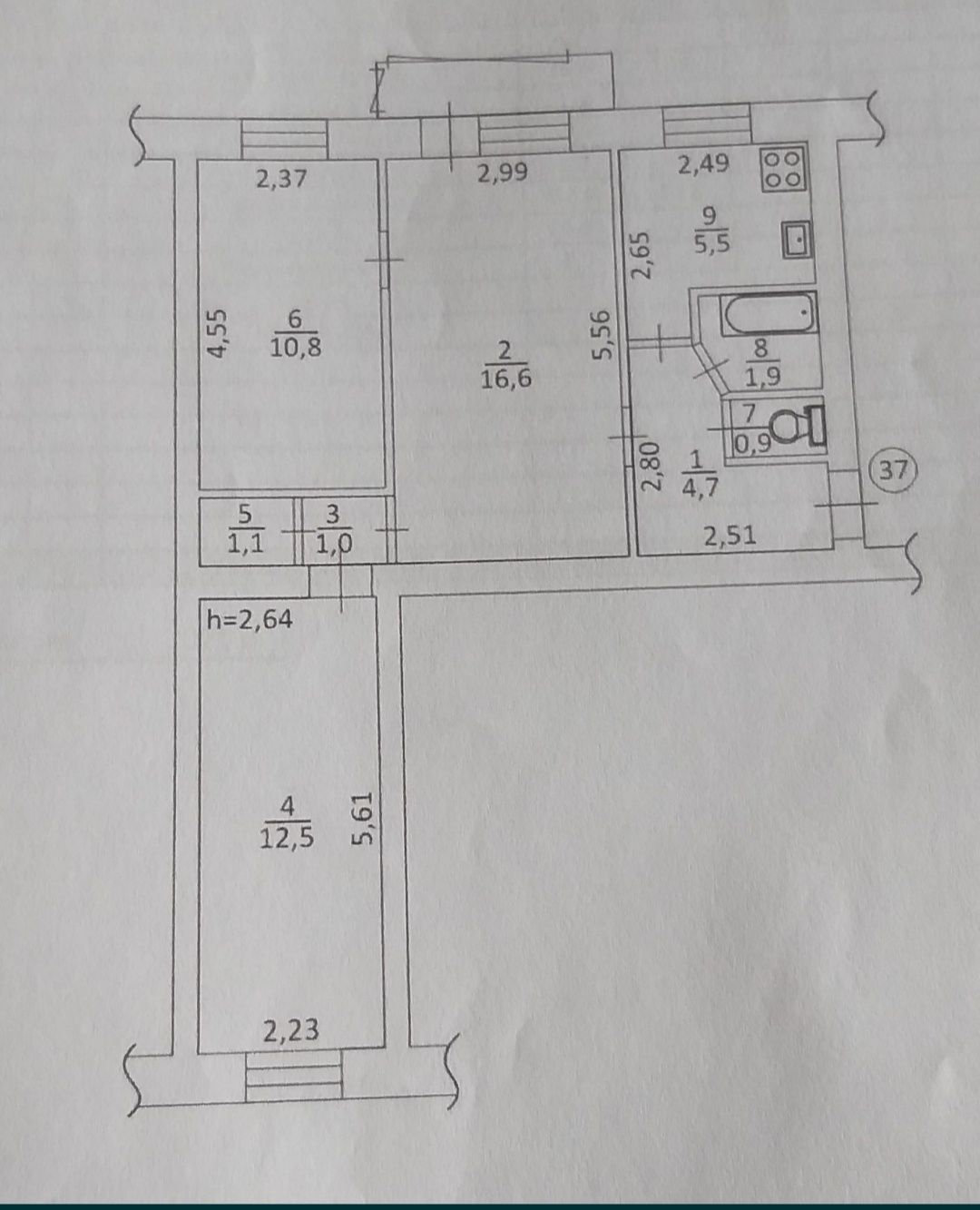 М.Чернiгiвська. Продаж 3 -х к квартири, вул. Юрія Поправки.