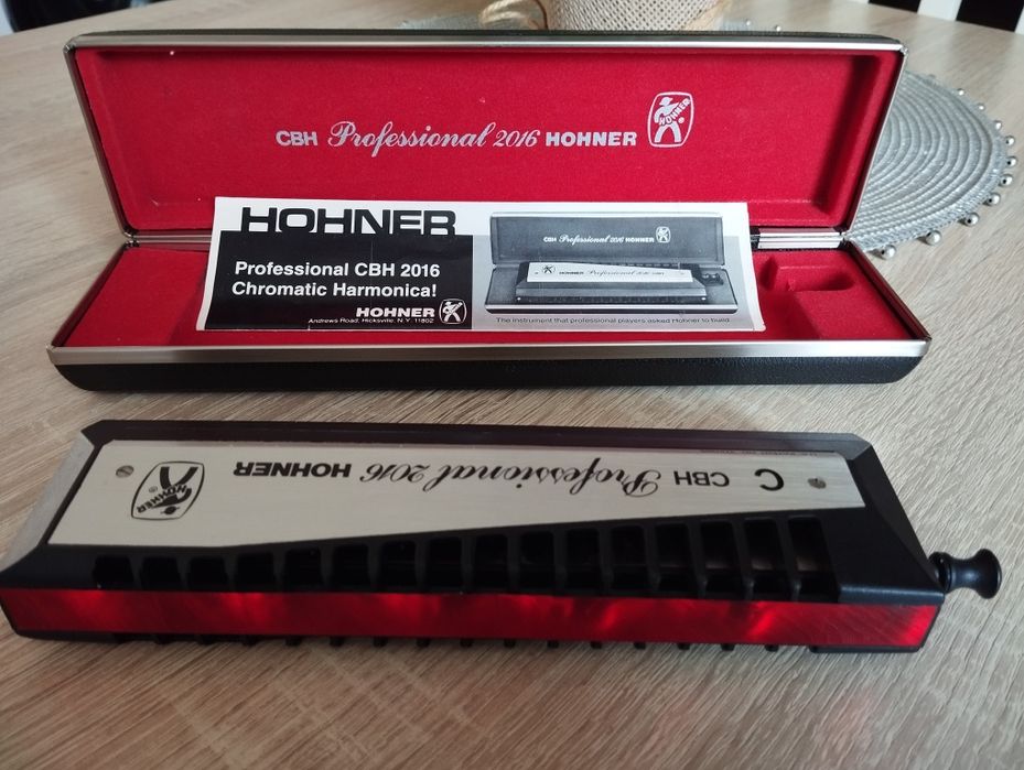 harmonijka ustna hohner chromatyczna professjonal 2016 CBH-C dur