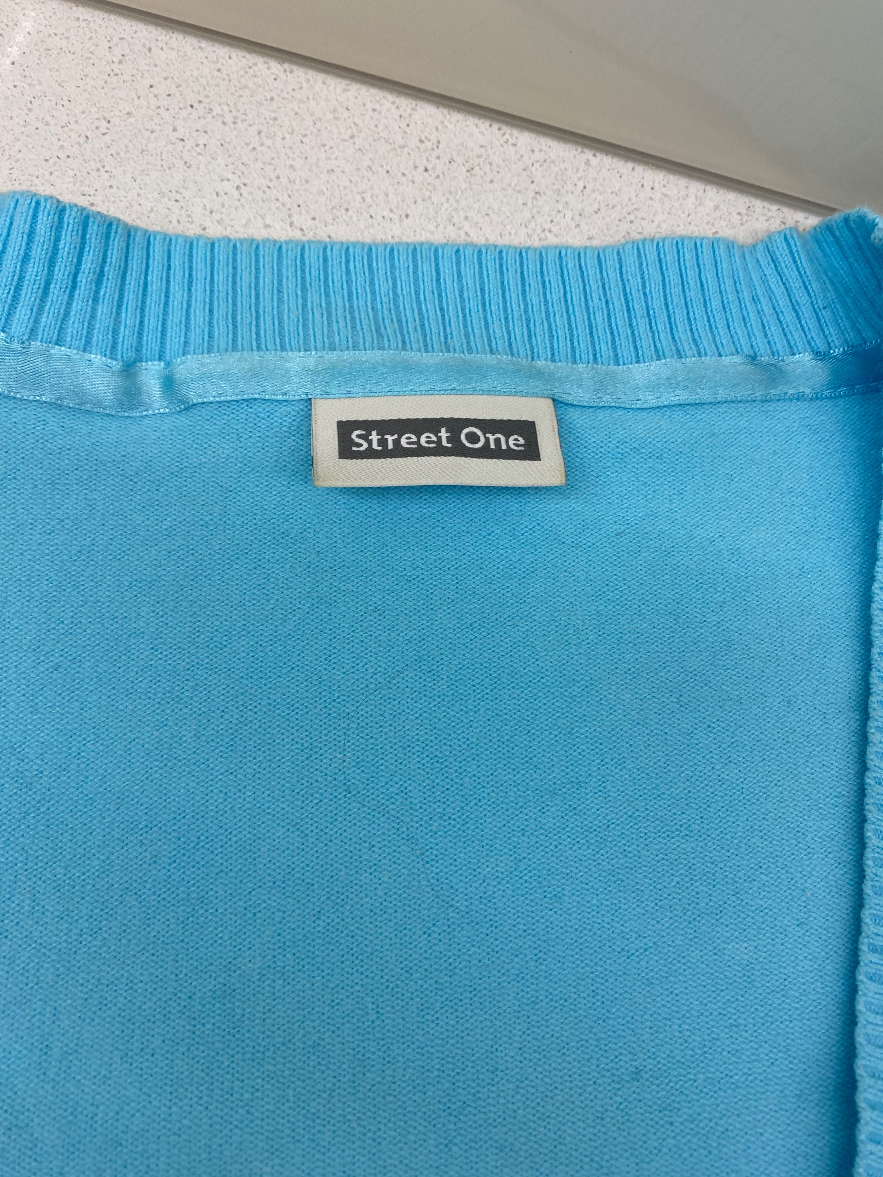 Street One sweter damski niebieski r. 40