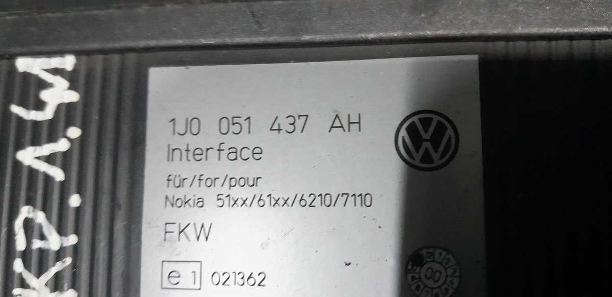 Sterownik moduł FKW Nokia Telefon ECU Interfejs 1J0'051437AH Vw Golf