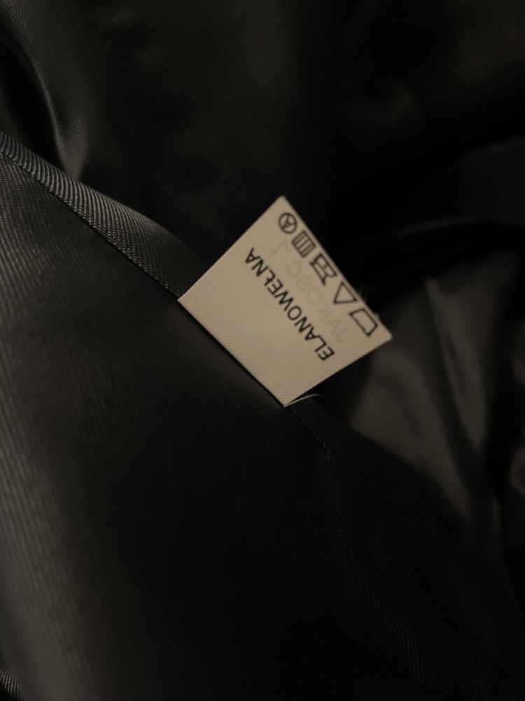 Marynarka czarna w paski oversize