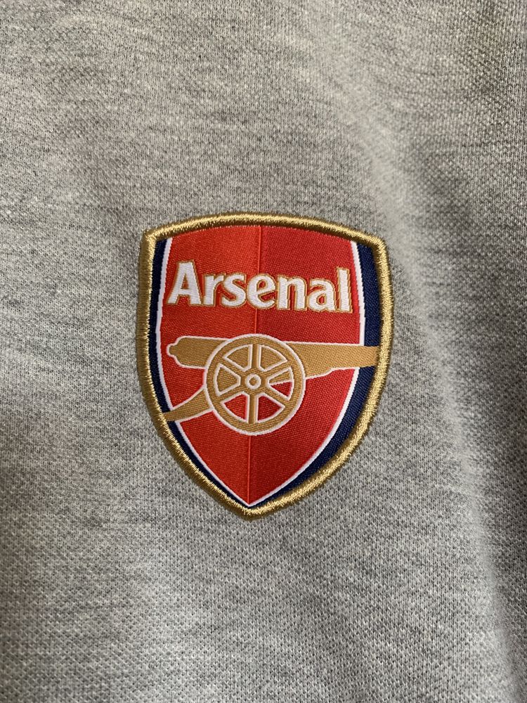 Arsenal Londyn oryginalna koszulka polo XL SLab szara męska