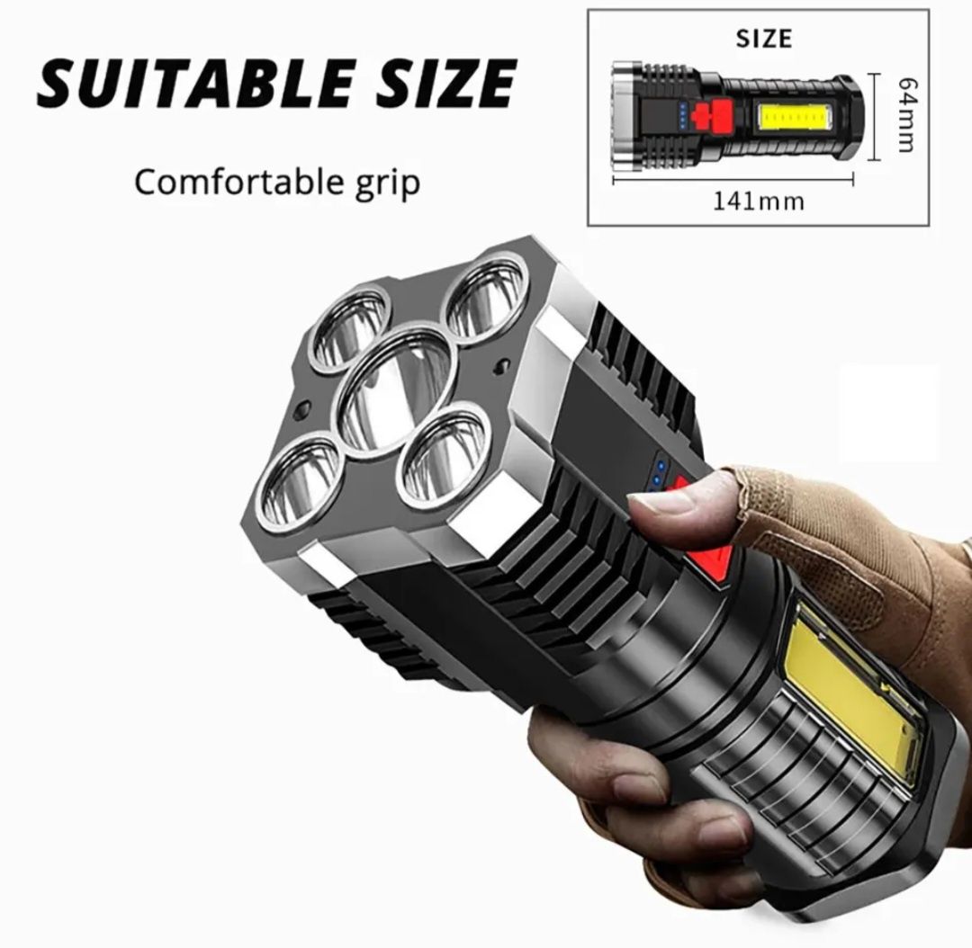 Lanterna led + luz COB