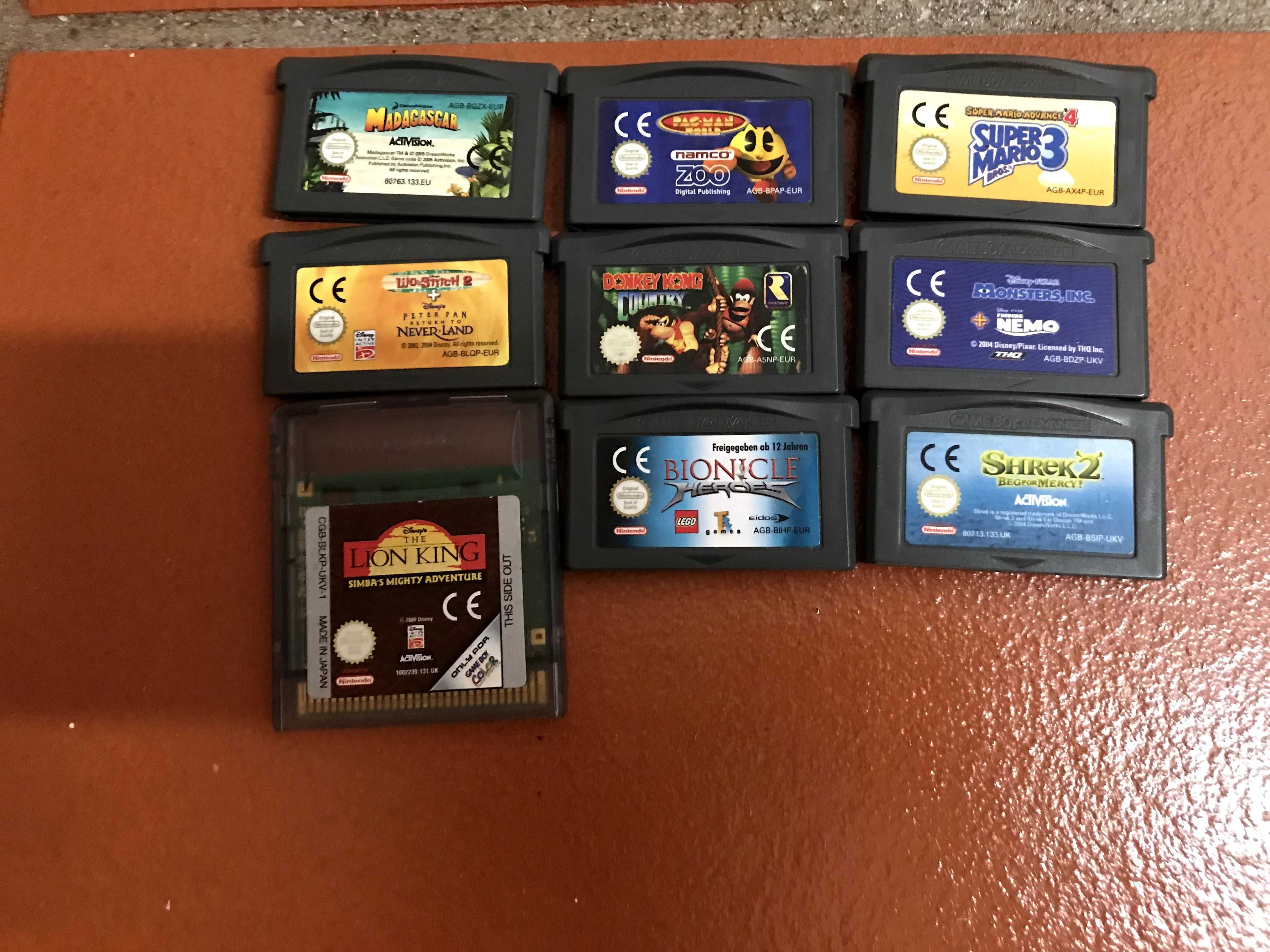 Videojogos Nintendo Game Boy (vendidos em pequenos conjuntos)