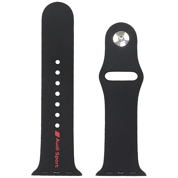 Pasek Audi Sport Red Logo Silicone Watch Strap na Apple Watch 40 / 41