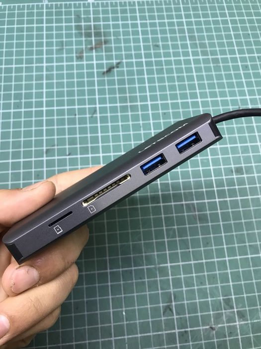 Usb c - хаб LETSCOM C USB, адаптер 11 в 1 USB C з Ethernet