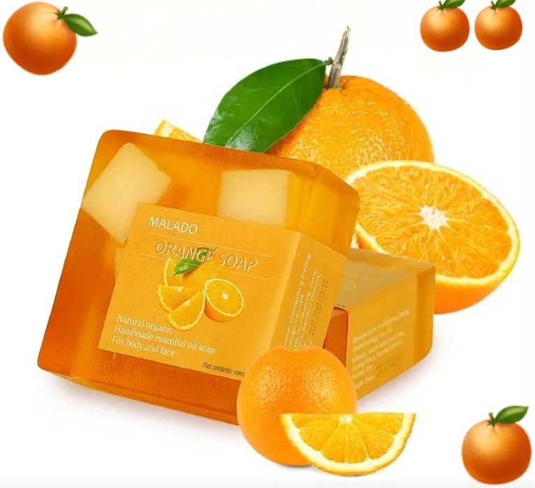 Mydło glicerynowe o zapachu soczystej pomarańczy 100g