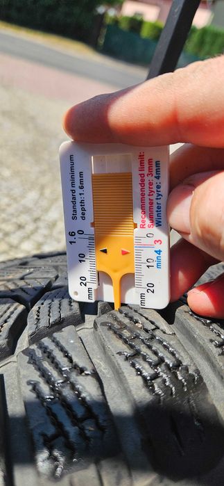 4 Koła OPEL - ALUFELGI - 17 cali - Opony Zimowe 6mm
