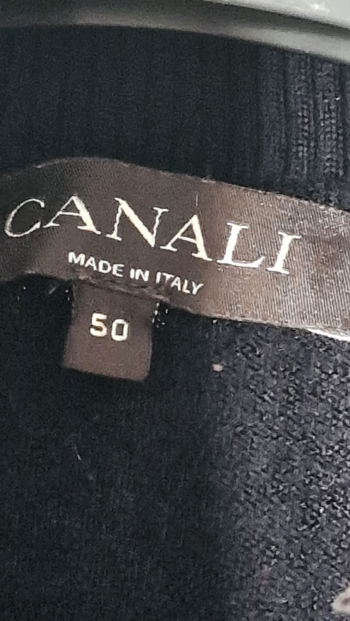 Piękny sweter   męski Canali merynos
made in Italy 
Sweter wykonany z