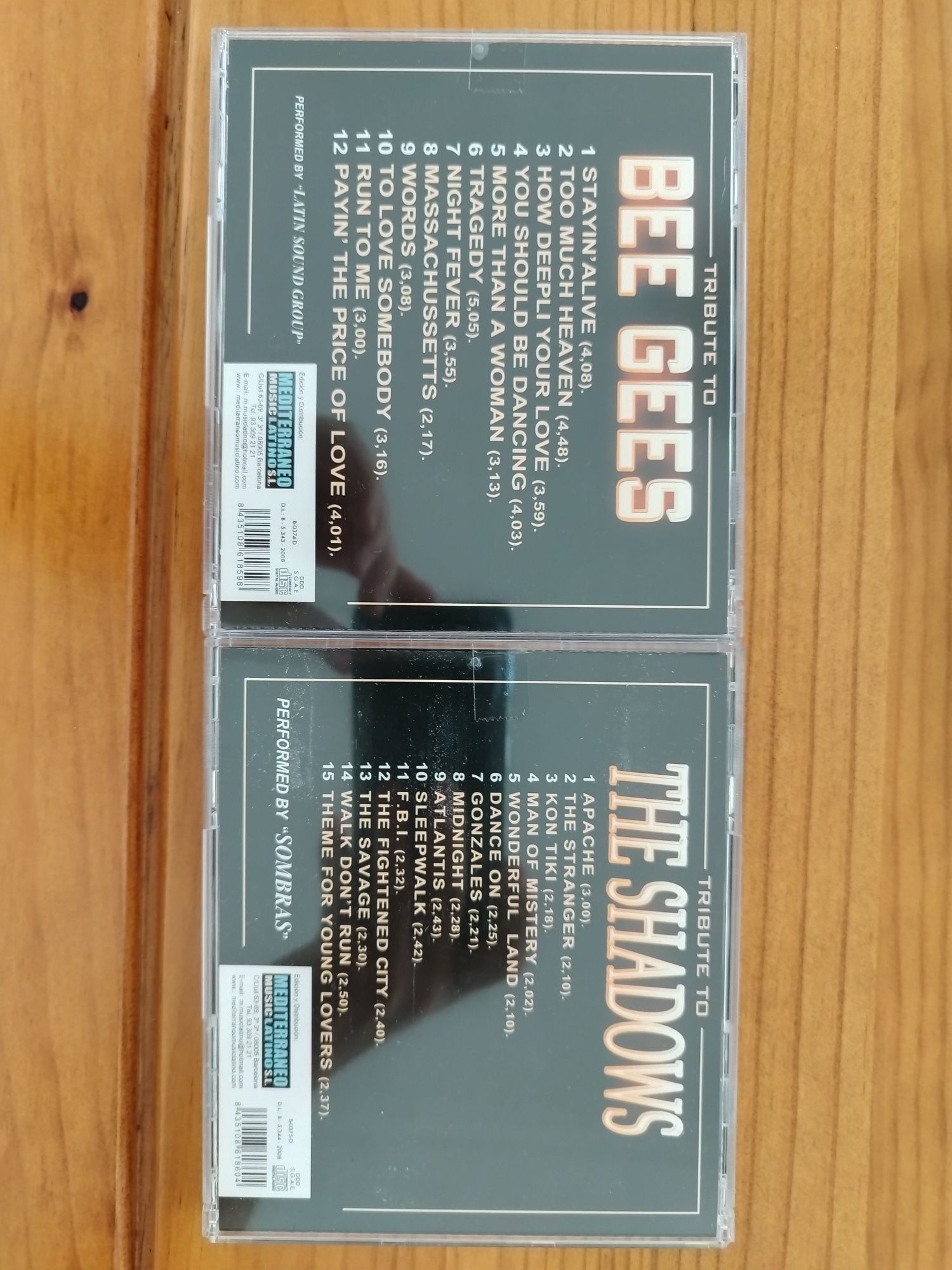 CDs de música Bee Gees& The Shadows