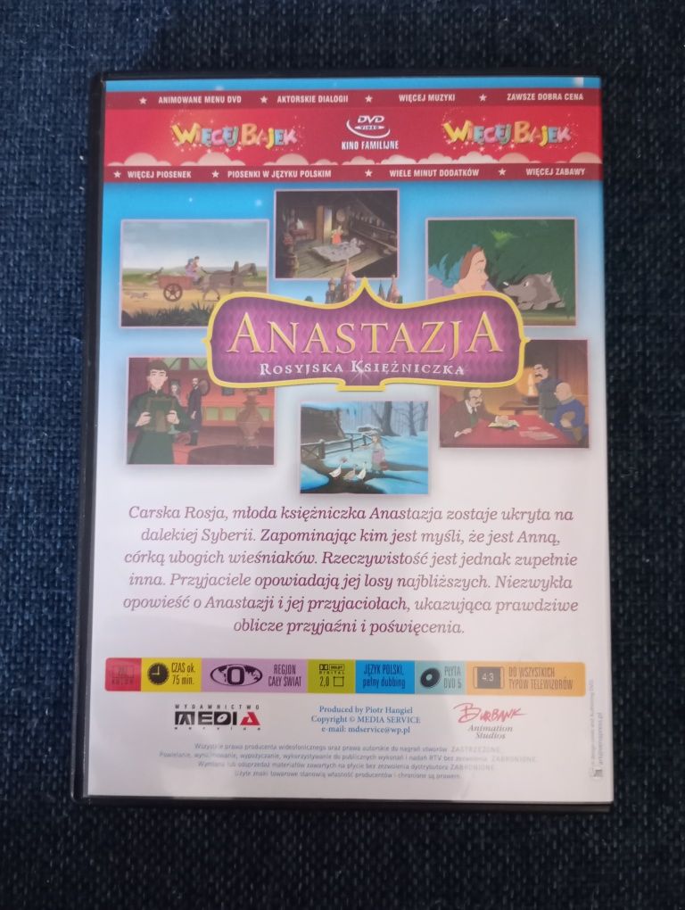 Anastazja rosyjska księżniczka Dvd
