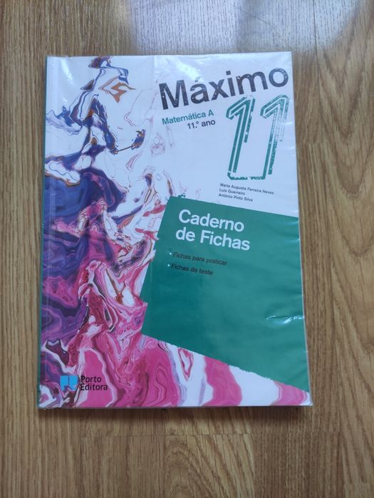Matemática A 11°- Caderno de Atividades Máximo- Porto Editora