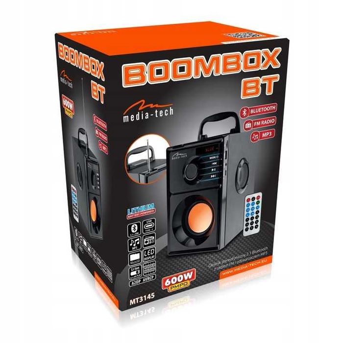 GŁOŚNIK bluetooth z subwooferem Media-Tech 15W BT/FM/USB OUTLET
