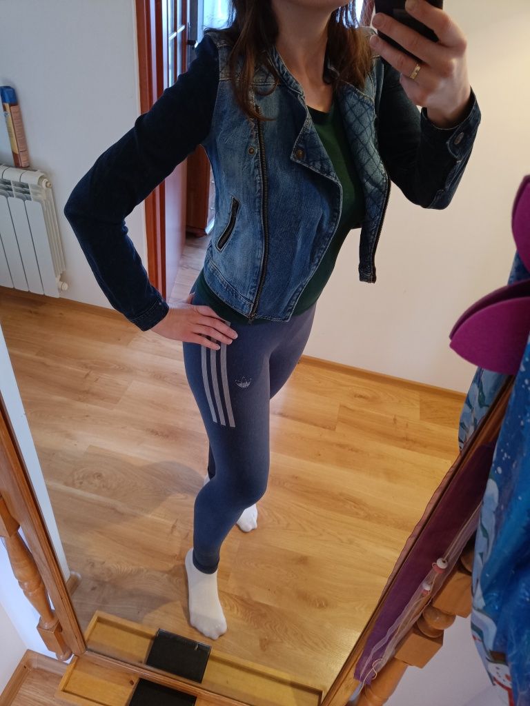 Kurtka jeansowa 38 M H&M jeansówka bawełniana