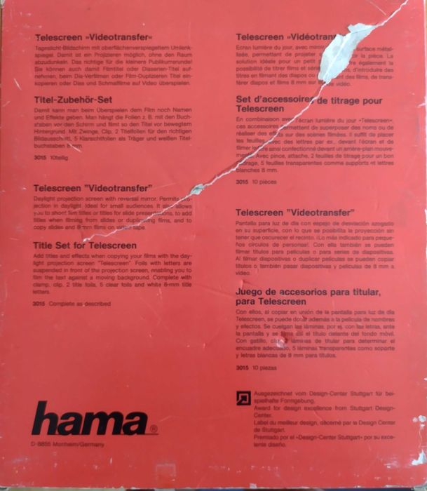Hama Telescreen Videotranfer