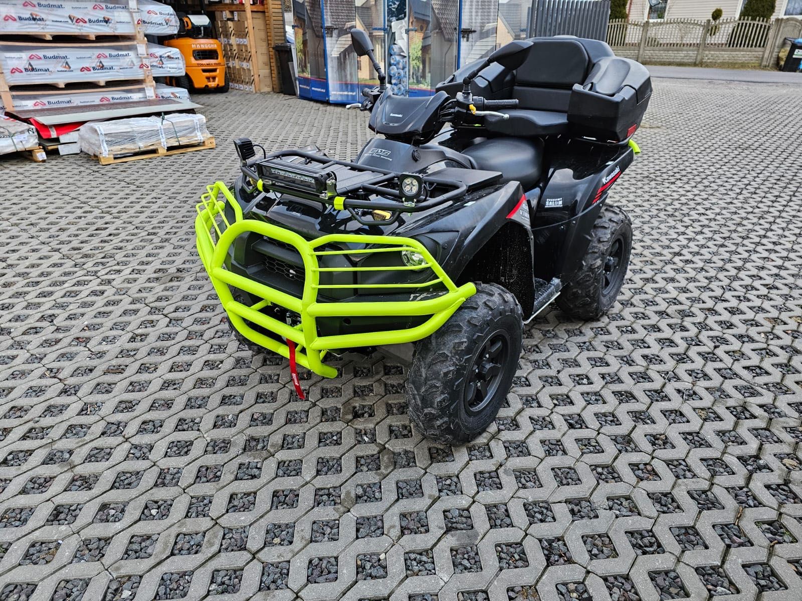 Zderzak BUMPER quad Kawasaki Kvf 750 limonka