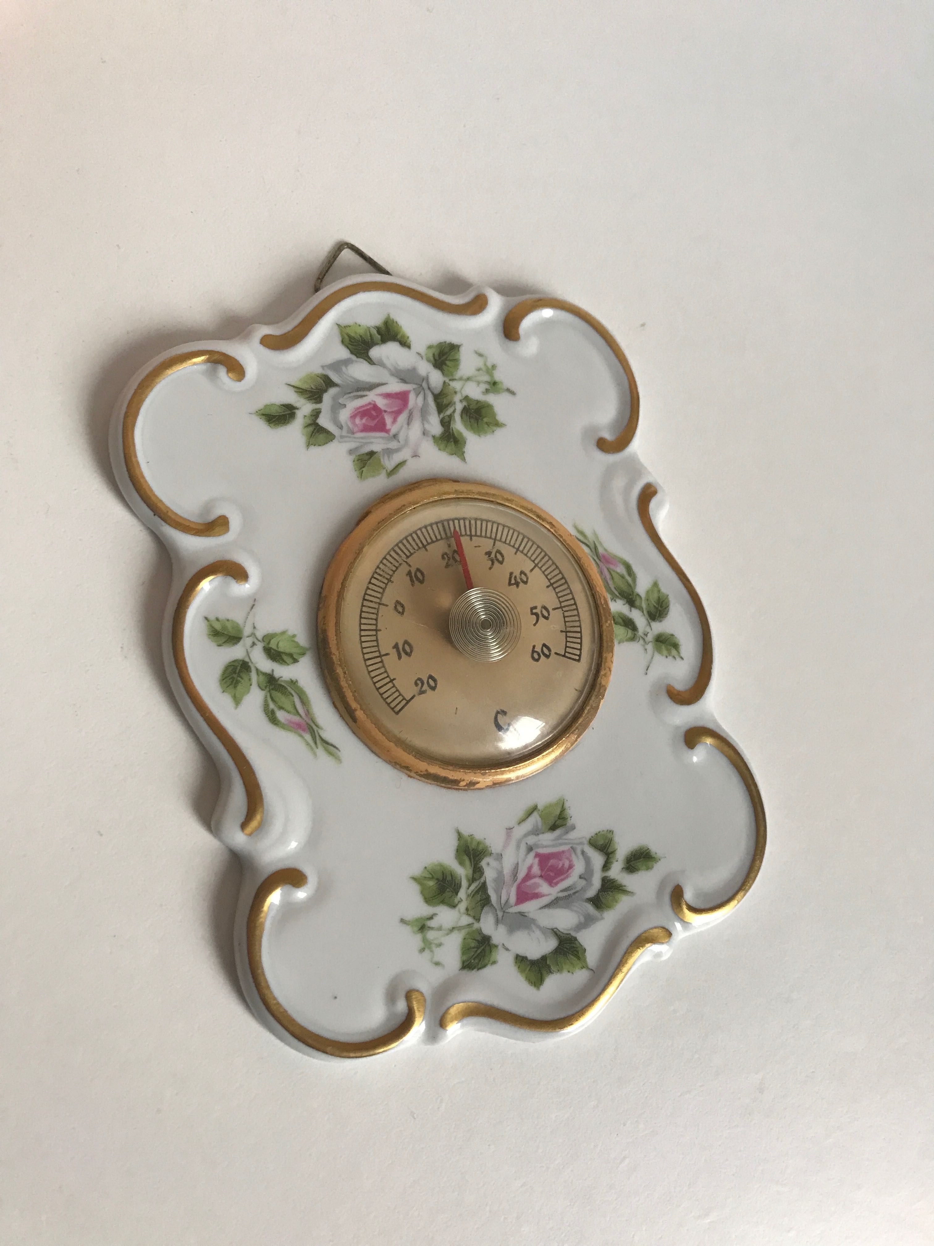 Termometr porcelaine Bruxelles. Antyk