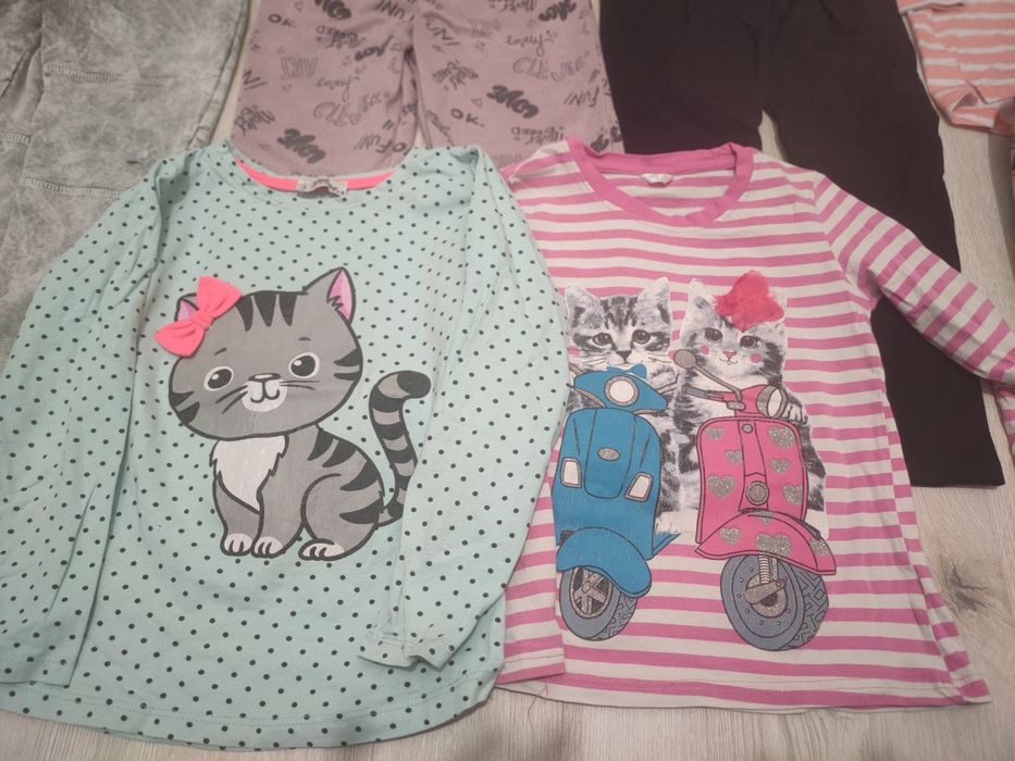 Zestaw dziewczynka 116-122