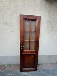 Drzwi drewniane wewnetrzne, ciężkie solidne