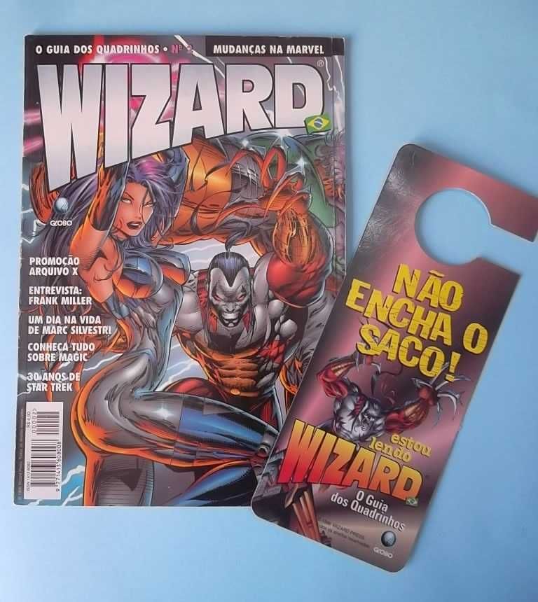 WIZARD (brasileira) - Coleção da 1ª e 2ª séries com BRINDES !