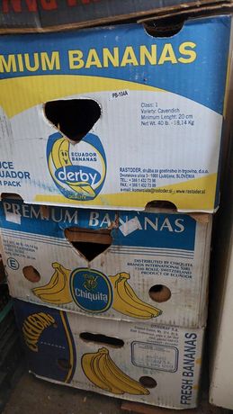 Ящик картонный банановый