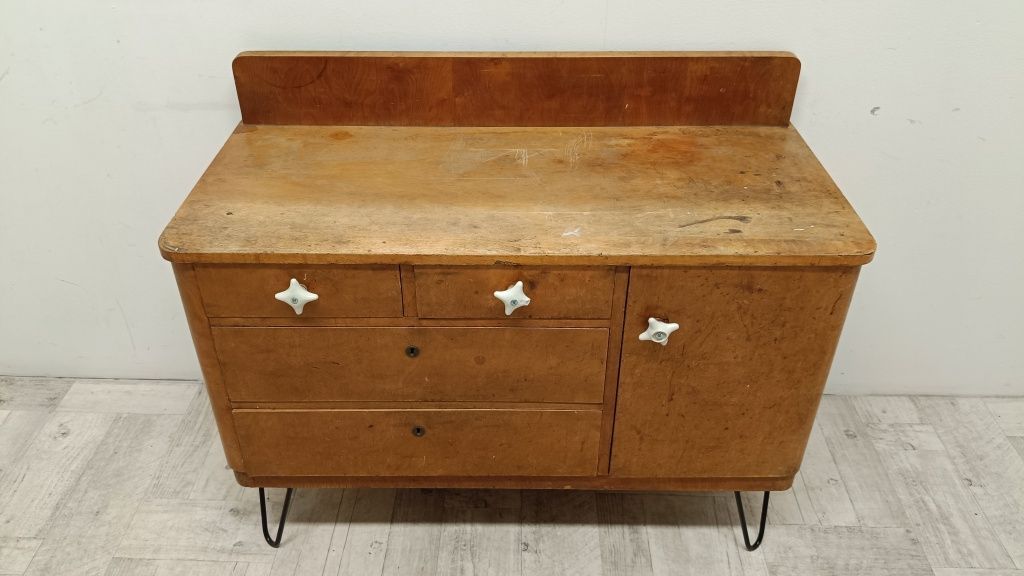 szafka pod umywalkę komoda do łazienki vintage stara lustro