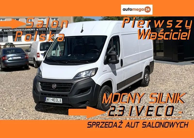 Fiat DUCATO L2H2 SILNIK 2.3 IVECO 120KM Paka 3120MM ŁADOWNOŚĆ1300kg  Salon Polska Jeden Właściciel Pełen Serwis! Wkrótce w ofercie!