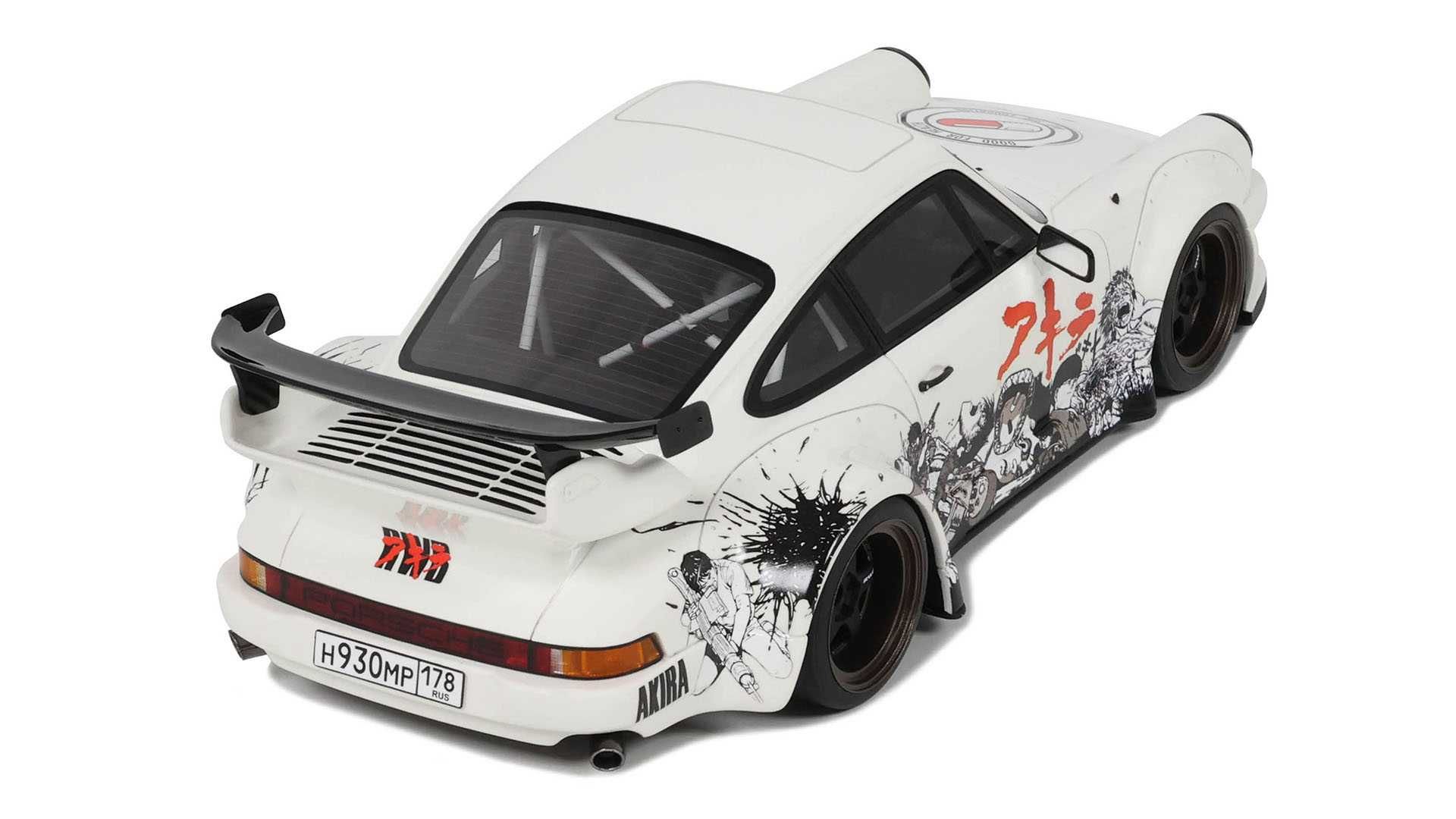 Model 1:18 GT Spirit Porsche 911 RWB Akira 2024 glacier white (GT508)