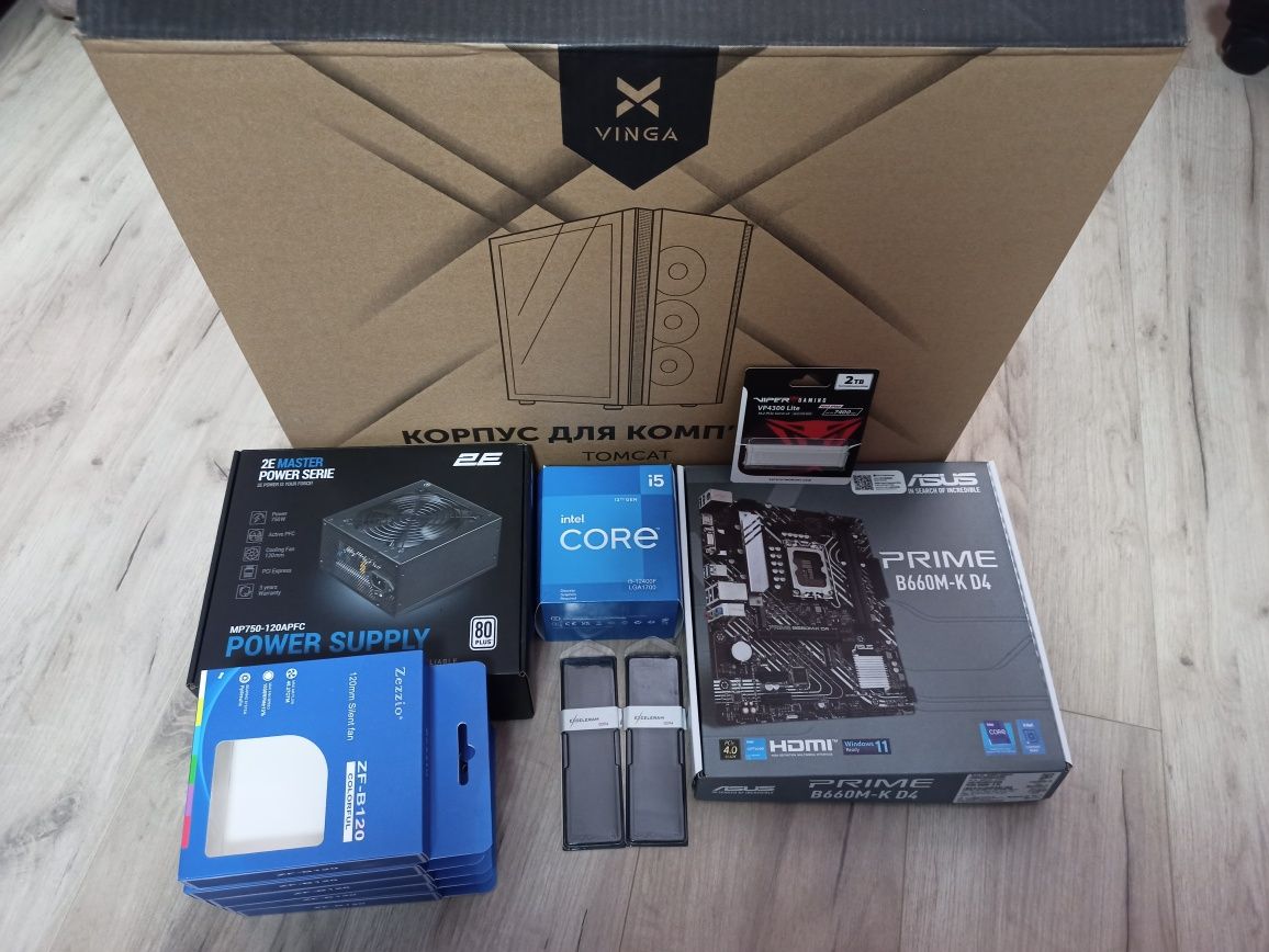 Игровой Пк i5 12400f ОЗУ 32gb RTX 3070 ssd m2 2TB