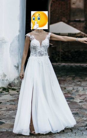 Klasyczna suknia ślubna pilar