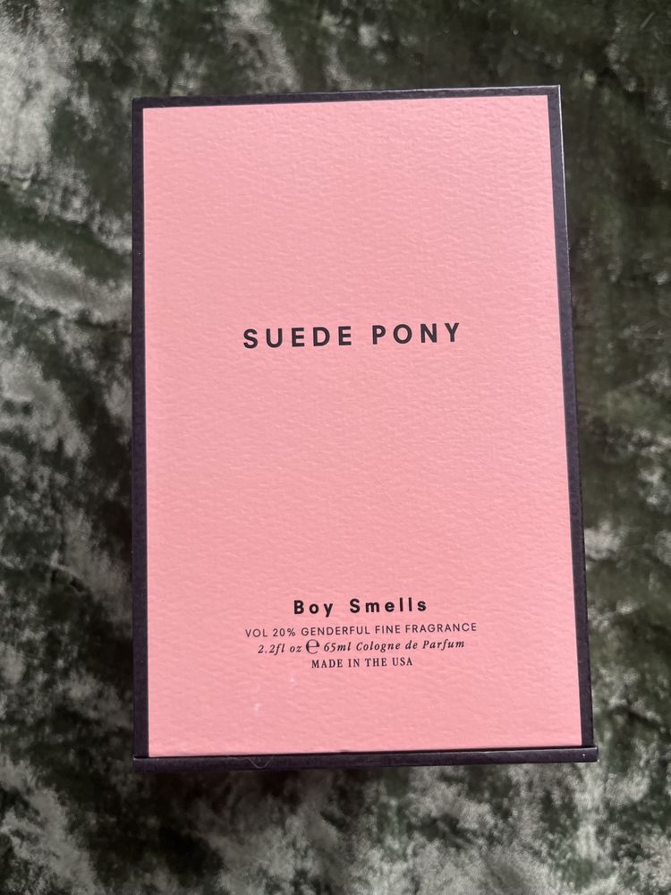 Suede Pony Boy Smells