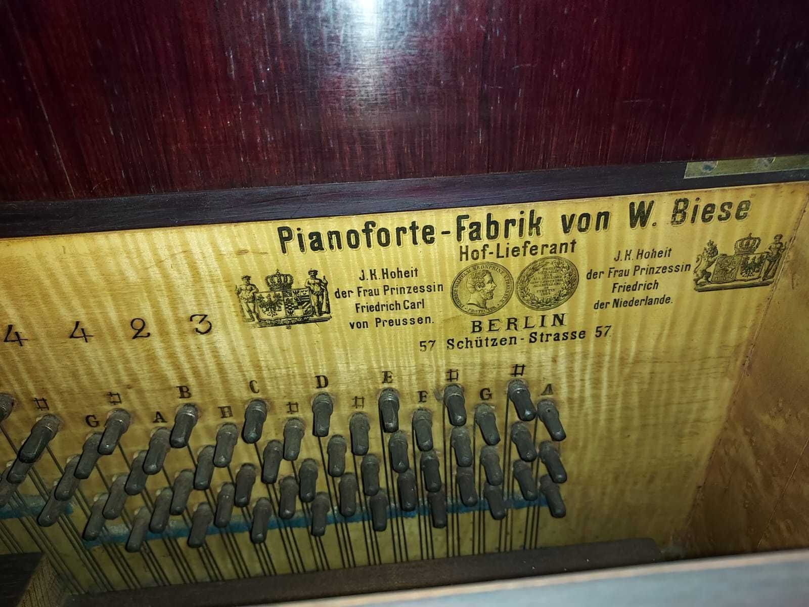 Pianino drewniane