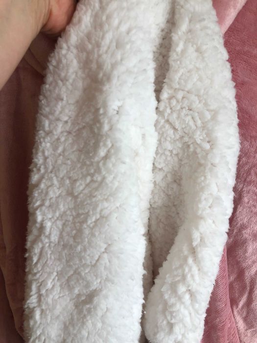 Меховушка, плюшева, кофта, худи, довга, 2-3XL.  слип, пижама