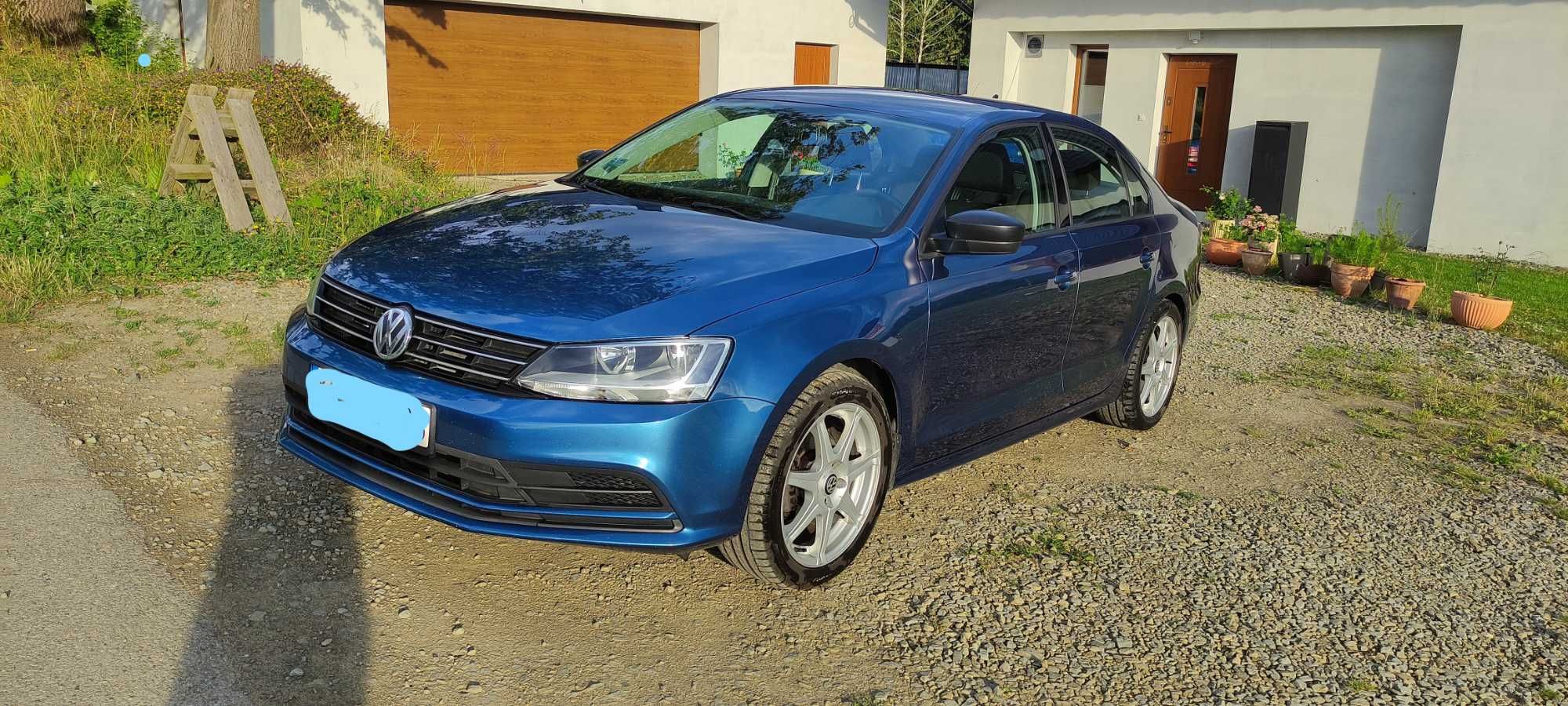 Perłowo Niebieski Volkswagen Jetta 1.4 TSI 2016, Automat, Benzyna,