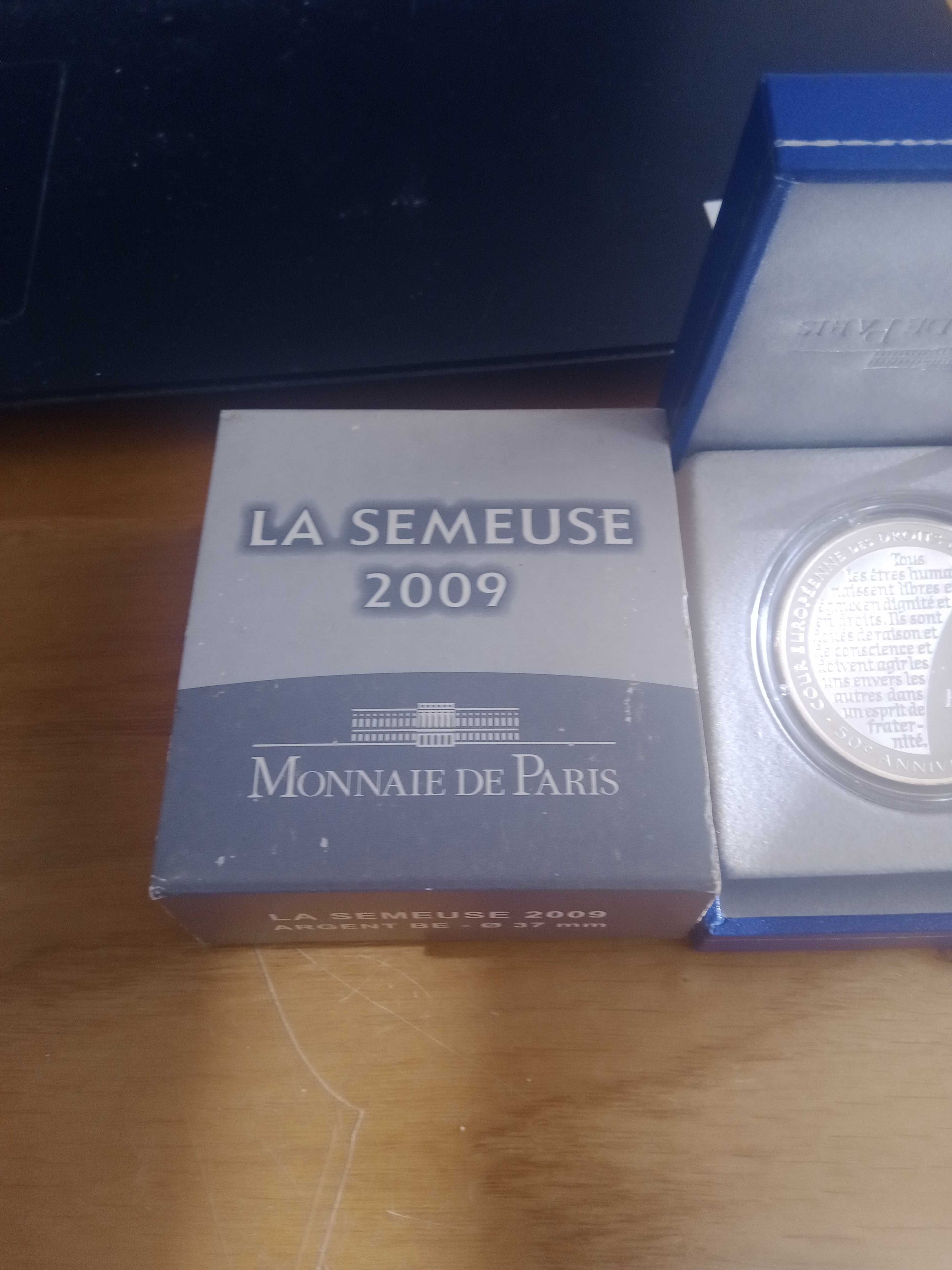 Francja 10 Euro La Semeuse Siewca 2009 Srebro Ag