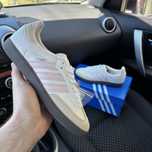 Жіночі кросівки адідас самба білі Adidas Samba white pink