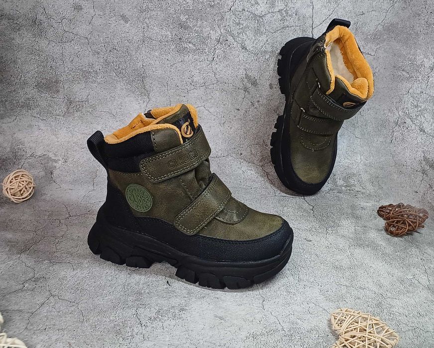 Дитячі зимові чоботи черевики Clibee для хлопчика 26 27 28 29 30 31 32