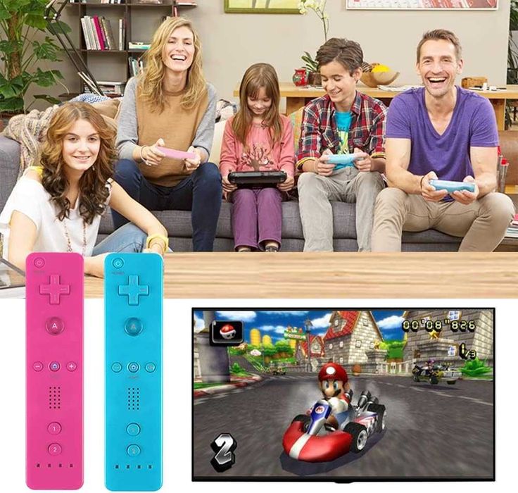 Zamiennik kontrolera Wii Remote KONTROLER zestaw 2 szt. B111