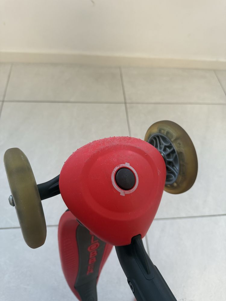 Самокат Globber Primo Foldable Lights New Red