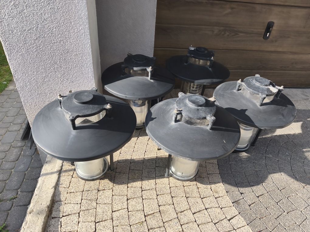 Oprawy parkowe, latarnie, lampy 5szt